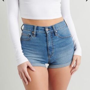 Ultra high rise Garage shorts
